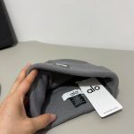 Alo Yoga Classic Square Logo Knit Beanie - Minimalist Cuffed Winter Hat for Warmth & Versatility - Image 12