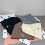 Alo Yoga Classic Square Logo Knit Beanie - Minimalist Cuffed Winter Hat for Warmth & Versatility