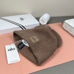 Alo Yoga Classic Square Logo Knit Beanie - Minimalist Cuffed Winter Hat for Warmth & Versatility - Image 19