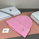 Alo Yoga Notable Ribbed Knit Beanie, Multi-Color Options with Metallic Logo Detail, Unisex Winter Warm Hat - Image 2