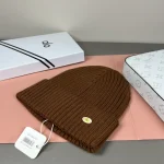 Alo Yoga Notable Ribbed Knit Beanie, Multi-Color Options with Metallic Logo Detail, Unisex Winter Warm Hat - Image 6