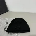 Alo Yoga Tonal Logo Embroidered Ribbed Knit Beanie, Unisex Winter Warm Hat, Multi-Color Options - Image 20