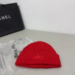 Alo Yoga Tonal Logo Embroidered Ribbed Knit Beanie, Unisex Winter Warm Hat, Multi-Color Options - Image 19