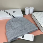 Alo Yoga Tonal Logo Embroidered Ribbed Knit Beanie, Unisex Winter Warm Hat, Multi-Color Options - Image 13