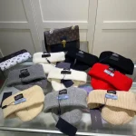 Prada Triangle Logo 70%Wool & 30%Rabbit Hair Blend Beanie - Image 2