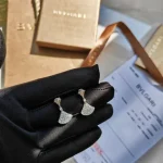BVLGARI Divas' Dream Full Pavé Diamond Fan Necklace & Earrings, Luxury Jewelry Gift Box, Iconic Small Skirt Collection - Image 6