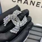 Chanel Zircon Angel Wing Brooch