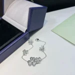 VCA Full Copper Micro-pave Zircon Frivole Bracelet - Silver / Rose Gold tone - Image 5