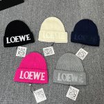 LOEWE Letter Logo Knitted Beanie Hat - Winter Warm Cold Hat - Image 2