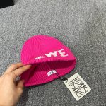 LOEWE Letter Logo Knitted Beanie Hat - Winter Warm Cold Hat - Image 4