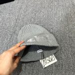 LOEWE Letter Logo Knitted Beanie Hat - Winter Warm Cold Hat - Image 3