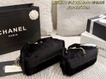 Chanel 26A Hobo Fur Bucket Bag, Drawstring Handbag with Chain Strap - Image 16