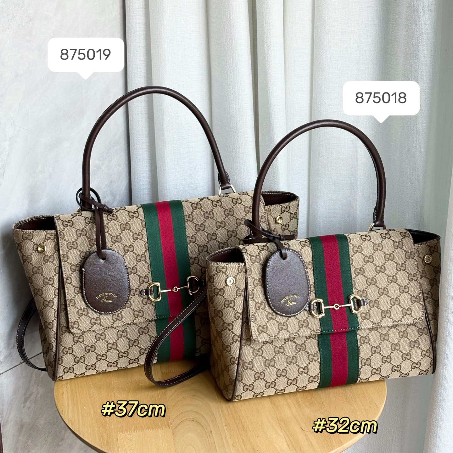 微信图片_20260921113758_129_23 Gucci Paparazzo Top Handle Bag in GG Canvas with Web Stripe & Horsebit Detail,Comes without box - Image 1