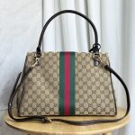 Gucci Paparazzo Top Handle Bag in GG Canvas with Web Stripe & Horsebit Detail,Comes without box - Image 11