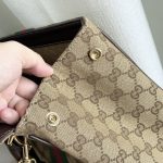 Gucci Paparazzo Top Handle Bag in GG Canvas with Web Stripe & Horsebit Detail,Comes without box - Image 5