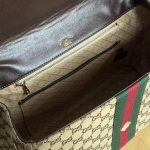 Gucci Paparazzo Top Handle Bag in GG Canvas with Web Stripe & Horsebit Detail,Comes without box - Image 6