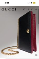 Gucci GG Marmont Women's Black Leather Chain Wallet (comes with a case) - Image 4