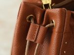 LV Noé Trunk Brown Grainy Leather Chain Bucket Bag (with Metal Corner Guards) - Image 4