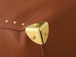 LV Noé Trunk Brown Grainy Leather Chain Bucket Bag (with Metal Corner Guards) - Image 9