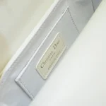 Dior Jolie Top Handle Mini Chain Bag in Milk-White Cannage Lambskin with CD logo Lock （without case） - Image 7