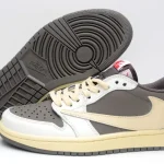 Nike-Travis Scott x Air Jordan 1 Low - Inverted Swoosh Low-Top Sneakers (Unisex) - Image 6