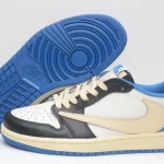 Nike-Travis Scott x Air Jordan 1 Low - Inverted Swoosh Low-Top Sneakers -Unisex - Image 4