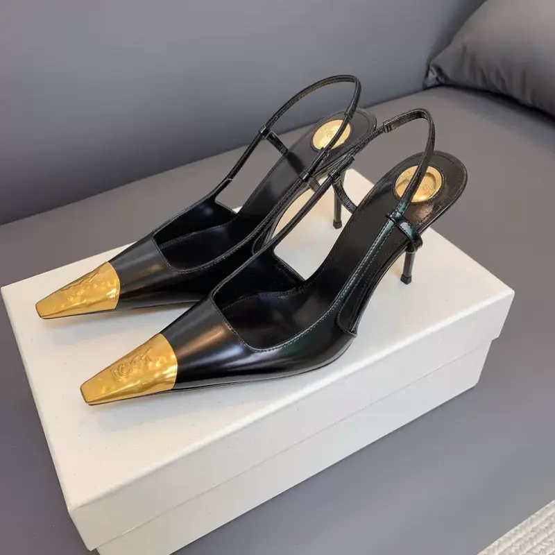 O1CN01gktw3F26ClXXokMkM_!!4611686018427386858-53-xy_item.heic_790x10000Q90.jpg_ (1) YSL Jeanne Slingback Pumps— Pointed Toe, Metal Cap Toe ,Stiletto,Heel Height: 7.5 cm - Image 1