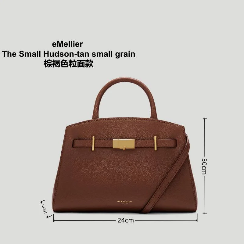 The-Small-Hudson-crossbody-bag-warm-brown-small-grain-1_副本_副本 eMellier London-The Small Hudson-tan small grain - Image 1