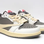Nike-Travis Scott x Air Jordan 1 Low - Inverted Swoosh Low-Top Sneakers (Unisex) - Image 2