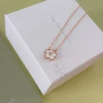 VCA Lucky Spring Plum Blossom Pendant Necklace, Mother of Pearl