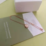 VCA Lucky Spring Plum Blossom Pendant Necklace, Mother of Pearl - Image 2