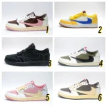 Nike-Travis Scott x Air Jordan 1 Low - Inverted Swoosh Low-Top Sneakers (Unisex) - Image 3